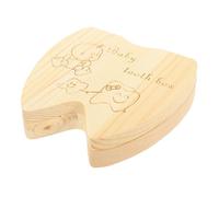 ifundom 3pcs First Lost Deciduous Tooth Collection Organizer Storage for Boys and Girls Wood Teeth Organizer Boys and Girls Storage