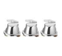 ifundom 3pcs Floor Tom Leg Clamp Silver-plated Iron Drum Kit Mount Bracket for Percussion Instruments Durable and Sturdy Design Easy Installation Compatible Various Drum Brands and Models
