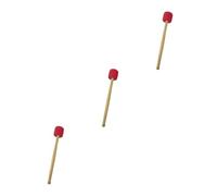 ifundom 3pcs Foamed Big Drum Hammer Wood Handle Drumstick for Bass Drum Supplies