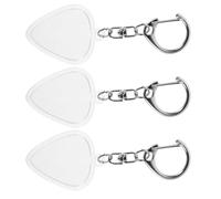 ifundom 3pcs Guitar Pick Box Standard Pick Storage Case Heart Shaped for Music Lovers