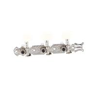 ifundom 3pcs Guitar Tuning Peg Resin Handle and Metal Construction Left-handed Design for Classical Guitars and Easy String Changes