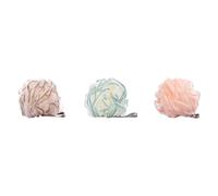 ifundom 3pcs Hanging Bath Loofah Sponge with Pe Material and Scrubbing Power, Practical Design for Shower Scrubber, Bathroom Supply for Women and Children Style