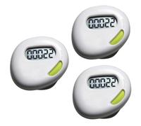 ifundom 3pcs Heart Shaped Precision Pedometer Fitness Tracker for Men Women Compact Sports Gadget for Durable Comfortable Material for Loved Ones