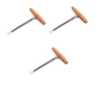 ifundom 3pcs Heavy Duty T-handle Tapered Bridge Pin Hole Drilling Tool for Guitarists Woodworker Cutting Instrument Comfortable Grip for Accurate Bridge Pin