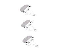 ifundom 3pcs K Word Mandolin Tailpiece Parts for Mandolin Guitar Metal Scalloped
