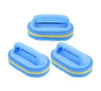 ifundom 3pcs Kitchen Sponge Brush with Handle Design Multi-use Cleaning Sponges for Bathtub Sink Countertops Chemical Gentle Surface Care