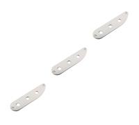 ifundom 3pcs Metal Electric Guitar Bridge Control Plate Design for Tl Style Bass Guitar Control Knobs and Switch Plate Setup