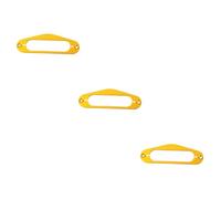ifundom 3pcs Metal Pickup for Single Coil Pickups Flat Mounting Frame with Screws Compatible with Tl Style Electric Guitars Golden