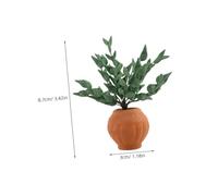 ifundom 3pcs Miniature Succulent Models Tiny Fake Greenery Bonsai Ornaments for Dollhouse for Diy Fairy Garden Micro Landscape Decoration