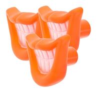 ifundom 3Pcs Mouth Shaped Interactive Dog Puppy Teether Molar Chew for Dogs Teeth Cleaning and Intelligence Development
