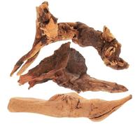 ifundom 3pcs Natural Driftwood for Aquarium 10-15cm Underwater Fish Tank Wood Craft Decorations for Aquatic Landscape