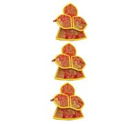 ifundom 3pcs Nepal Style Vajra Bell Storage Bag Thickened Material Pattern for Protecting Sound Instruments Use at Home Temple
