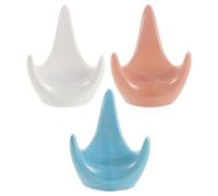 ifundom 3pcs Ocarina Stand Ceramic Display Holder for Ocarinas Music Instrument Stand for Storage and Display