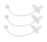 ifundom 3pcs One Silica Gel Nipples for Feeder Comfortable Design for Food-Grade Safe Material for Newborns and Toddlers Learning to Drink Made Easy