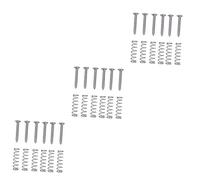 ifundom 3pcs Pack Electric Guitar Pickup Screws Springs Single Coil Pickup Screws for Guitar