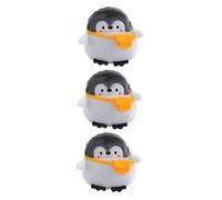 ifundom 3pcs Penguin Patterned Little Penguin Coin Purse Grey Portable Wallet for Loose Change Bag Practical Storage Bag Coin Wallet