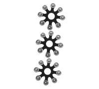 ifundom 3pcs Percussion Tambourine Hihat Bell Plates Drum Accessory for Enhanced Playing Versatility and Style for Musicians and