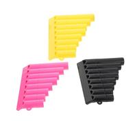 ifundom 3pcs Plastic 8-tube Pan Flute Kids Wind Instruments Small Musical Instruments for Early Music Education Preschool Beginners Safe and Colorful