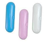ifundom 3pcs Portable Electric Toothbrush Travel Case Plastic Toothbrush Box Storage Container Holder for Oral Care and Dental Hygiene Accessories