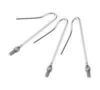 ifundom 3pcs Poultry Leg Hook Catcher for Chickens Ducks Geese, 5-inch Farm Poultry Handling Tool without Pole, Chicken Leg Catching Accessories for Livestock Supplies