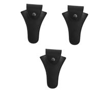 ifundom 3pcs Protective Storage Bag for Horn Accessories Musical Instrument Parts Keeper Black Bag for Trumpet Case Mouth Guard Protector