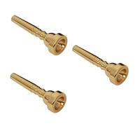 ifundom 3pcs Replacement Mouthpiece for Trumpet Gold Horn Trumpet Mouthpiece for King
