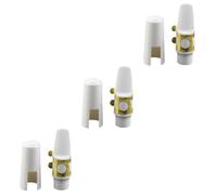 ifundom 3pcs Replacement Resin Saxophone Head for Alto Sax Musical Instrument Accessories White Epoxy Material for Performance Practice