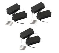 ifundom 3pcs Sealed Black String Bass Pickup for Electric Guitar Delivers Warm Tones and Aggressive for Versatile Playing Styles and Easy Installation