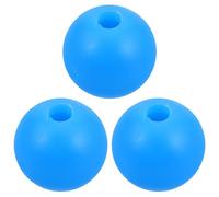 ifundom 3pcs Silicone Balls for Tuning Forks Universal Replace Tuning Fork Holder round Lightweight Shockproof Blue Base for Meditation and Outdoor Practice