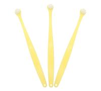 ifundom 3pcs Soft Bristle Pet Toothbrush Set with Round Head and Long Handle for Small Dogs Puppies Cats Brush for Sensitive Gums Oral Care for Small Breeds