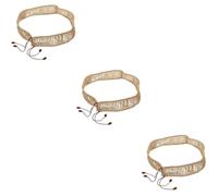 ifundom 3pcs Steel Tongue Drum Protective Sleeve Simulation Rattan Ethereal Drum Rope for Wrapping in Scenarios Made of Material
