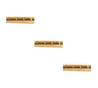 ifundom 3pcs String Instrument Replacement Nut Brass String Nut Saddles for Banjo Mandolin Ukulele Bridge Parts Instrument