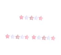 ifundom 3pcs String North Europe Style Star String Crib Decor Hanging Decor Stars Tent Decoration