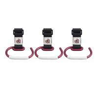 ifundom 3pcs Stroller Hooks Clips Stroller Hanger for Diaper Bags Purse Organizer Burgundy Hook