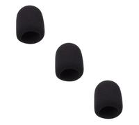 ifundom 3pcs Supple Windproof Microphone Cover Sponge Microphone Protector for Recording Live Streaming Podcasting Practical Accessory
