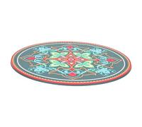 ifundom 3pcs Tibetan Bowl Cushion Yoga Mat for Singing Bowl Meditation Sound Pad Buddhist Embroidery