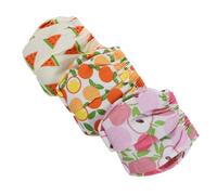 ifundom 3pcs Tiny Animal Diapers Sugar Glider Underpants Breathable Absorbent Polyester Soft Fabrics Waist Circumference 14-15cm Sustainable Pet Care for Busy Owners