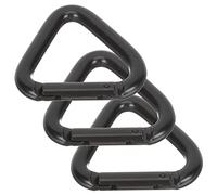 ifundom 3Pcs Triangle Lightweight Aluminum Alloy Clips for Keychains Outdoor Use Innovative Design for Climbing Hiking and Camping Heavy Duty Metal Carabiner