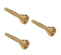 ifundom 3pcs Trumpet Replacement Trumpet Mouthpiece Gold Compatible Accessories for Practice Sessions