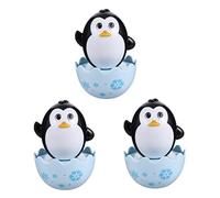 ifundom 3pcs Tumbler Toy Sensory Toy Toys Tumbler Plaything Educational Toys Tummy Time Toy Toys for Cartoon Music Toy Weeble Wobble Toys Tumbler Doll Plastic