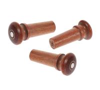 ifundom 3pcs Violin Tailpiece Endpins Replacement Set Made of Date Wood, Classic and Elegant Design for 4/4 to 4/3 Violins, Repair Accessories for String Instruments