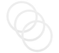 ifundom 3pcs White Rubber Singing Bowl Rings to Prevent Bowl from Bumping and Colliding for Stable Placement