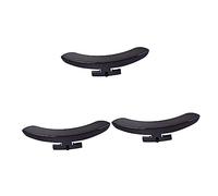 ifundom 3pcs Zinc Alloy Banjo Armrest Single Leg Banjo Accessory Black Mirror Finish