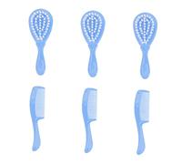 ifundom 3sets Boys and Girls Shampoo Brush Multi-Function Bathing Comb Kit Gentle Head Massage Brush Safe and Portable Grooming Tool for Newborns and Boy Girl