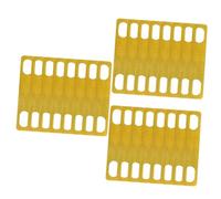 ifundom 3sets Brass Guitar Neck Shim 0.2mm 0.5mm 1mm Thickness Shims for Neck Repair 8pcs*3