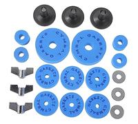 ifundom 3sets Drum Silencer Pads Set for Drummer Crash Pad Gasket Replacement Cymbals Accessory Kit