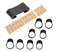 ifundom 3sets Drumstick Holder Finger Sleeves for Tongue Drum Finger Picks of Notes Stickers Protect Your for Practice Performance