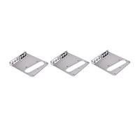 ifundom 3sets Guitar Bridge Plate 98x80x11mm Chrome Finish Top-loading for Electric Guitar Pickup Replacement 6string*3