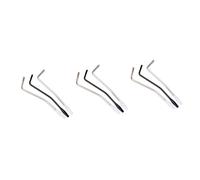 ifundom 3sets Single Tremolo Bridge System Parts Guitar Tremolo Arm Chrome Bridge Accessory 3pcs*3