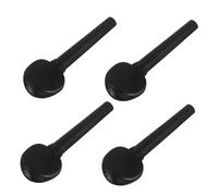 ifundom 4/4 Ebony Violin Tuning Pegs Fine Tuners 4pcs Set Acoustic String Adjuster Replacement Violin Fiddle Accessories for Violinists